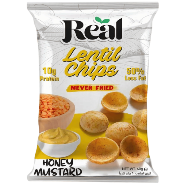 Honey Mustard Lentil Chips